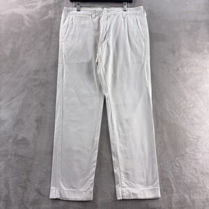Todd Snyder Chino Pants Mens Size 34x28 White Straight Leg Casual Classic